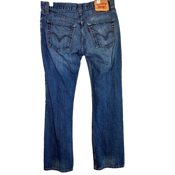 Vintage Levi's 514 Men's Jeans 34x34 Blue Denim 100% Cotton Slim Straight - Picture 2 of 15